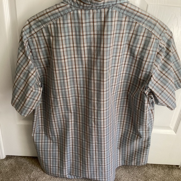 Men’s Columbia Omni Shade Striped Multicolored Short Sleeve Button Down XL - Picture 3 of 9